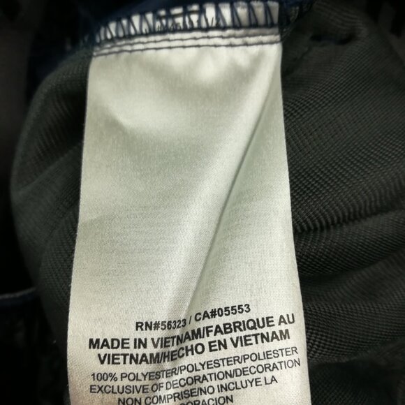 Villanova Wildcats Pants Nike Storm Fit Ankle Zip Pockets Blue Mens Medium - Picture 5 of 11